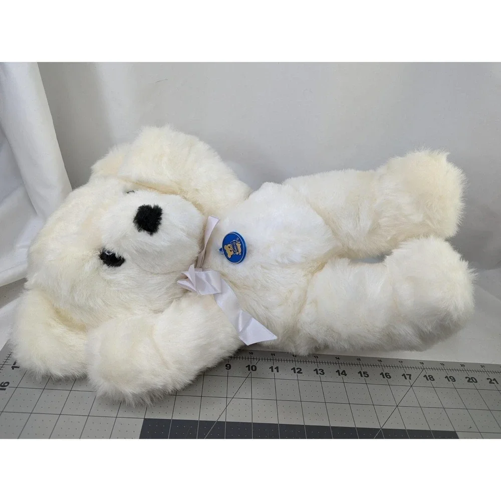 Dakin Big White Cuddles Bear‎ Plush 18 Inch 1979 Stuffed Animal Toy